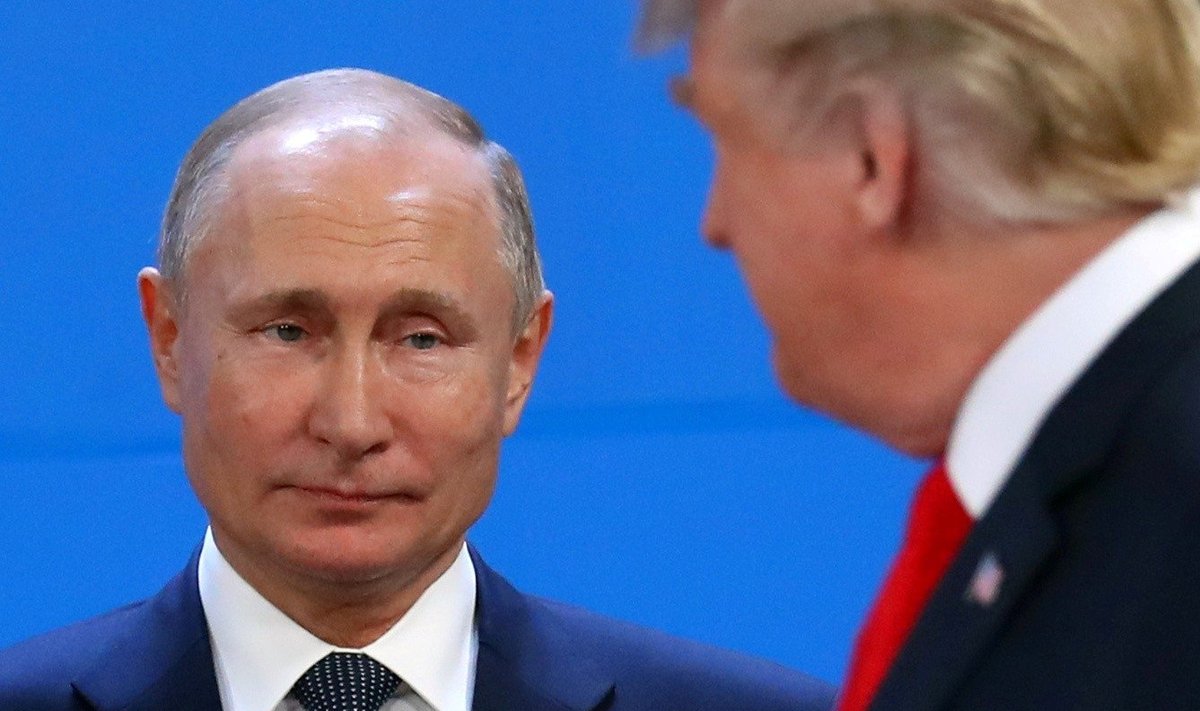 Donaldas Trumpas ir Vladimiras Putinas