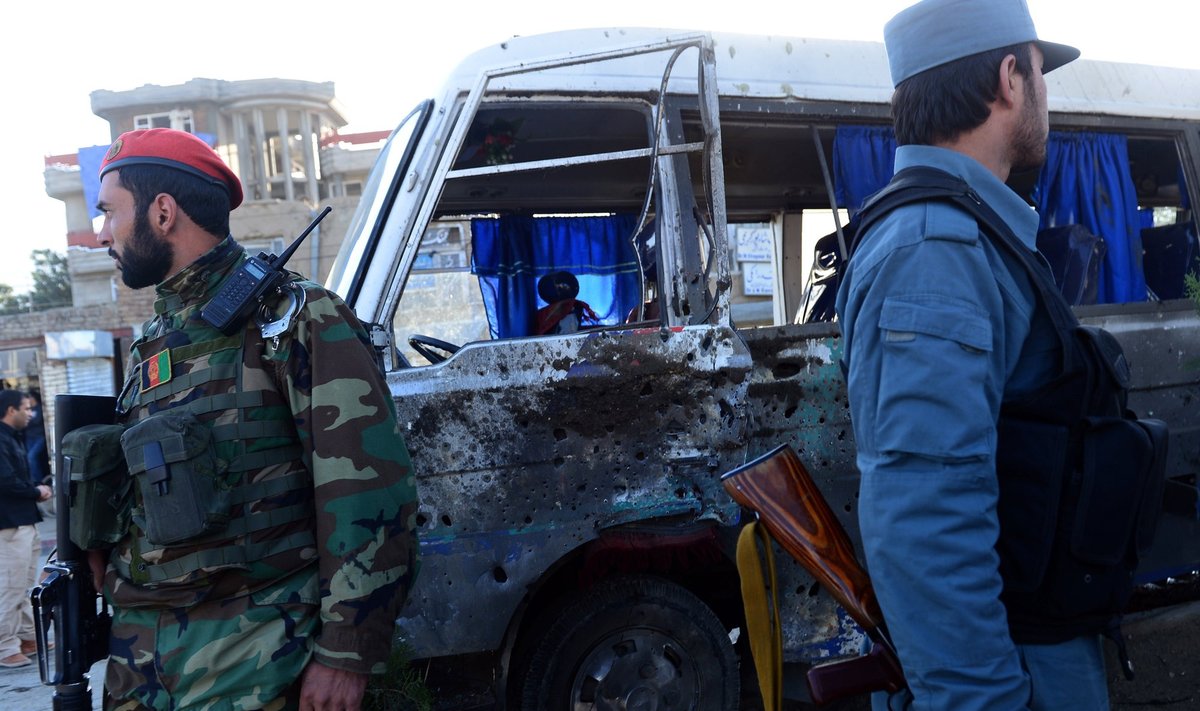Per išpuolį Kabule žuvo mažiausiai keturi afganų kariai