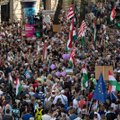 Dešimtys tūkstančių žmonių Budapešte dalyvavo demonstracijoje už demokratiją