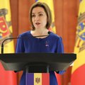 Moldovos prezidentė: iš Rusijos sulaukiame grasinimų ir šantažo