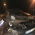Vilniuje girtutėlis vairuotojas rėžėsi į medį: prireikė skubios medikų pagalbos