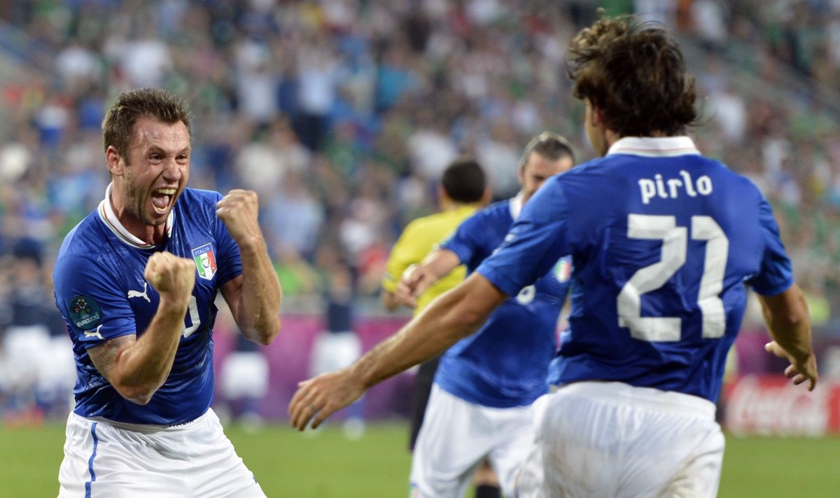 Antonio Cassano ir Andrea Pirlo