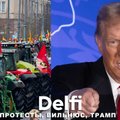Эфир Delf: в Вильнюсе - фермеры на тракторах, Литва покупает Leopard, Трамп одержал еще одну победу