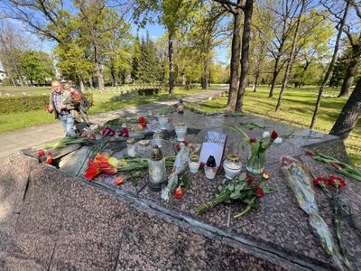 Kauno Aukštųjų Šančių karių kapinėse minima gegužės 9-oji