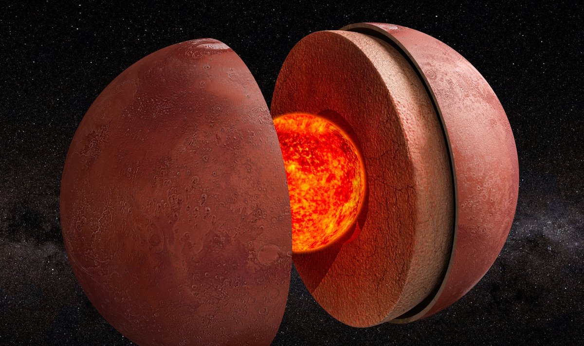 Marso tyrimus atlieka InSight zondas. NASA/Shutterstock nuotr.