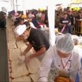 Meksiko mieste pagamintas rekordinis 63,5 m ilgio sumuštinis