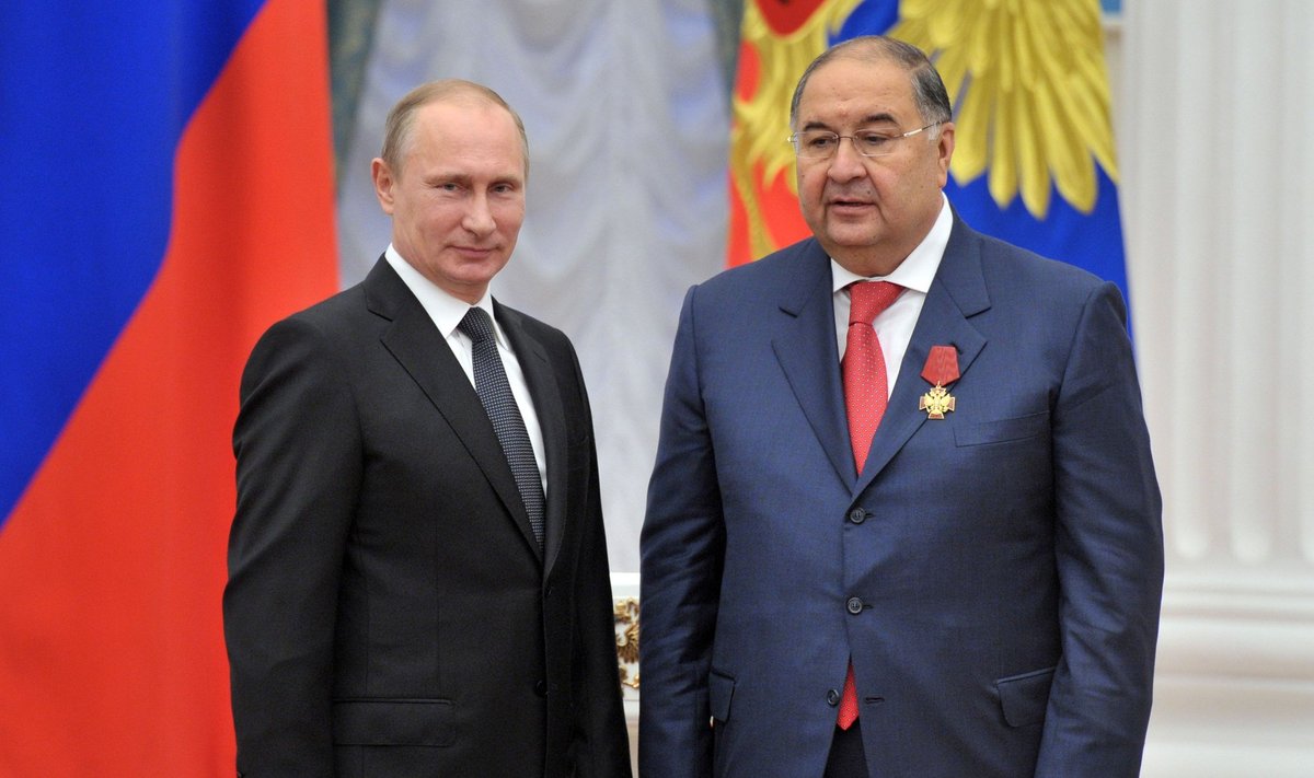 Alisheras Usmanovas su Vladimiru Putinu