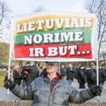 В центре Вильнюса состоялось шествие народников