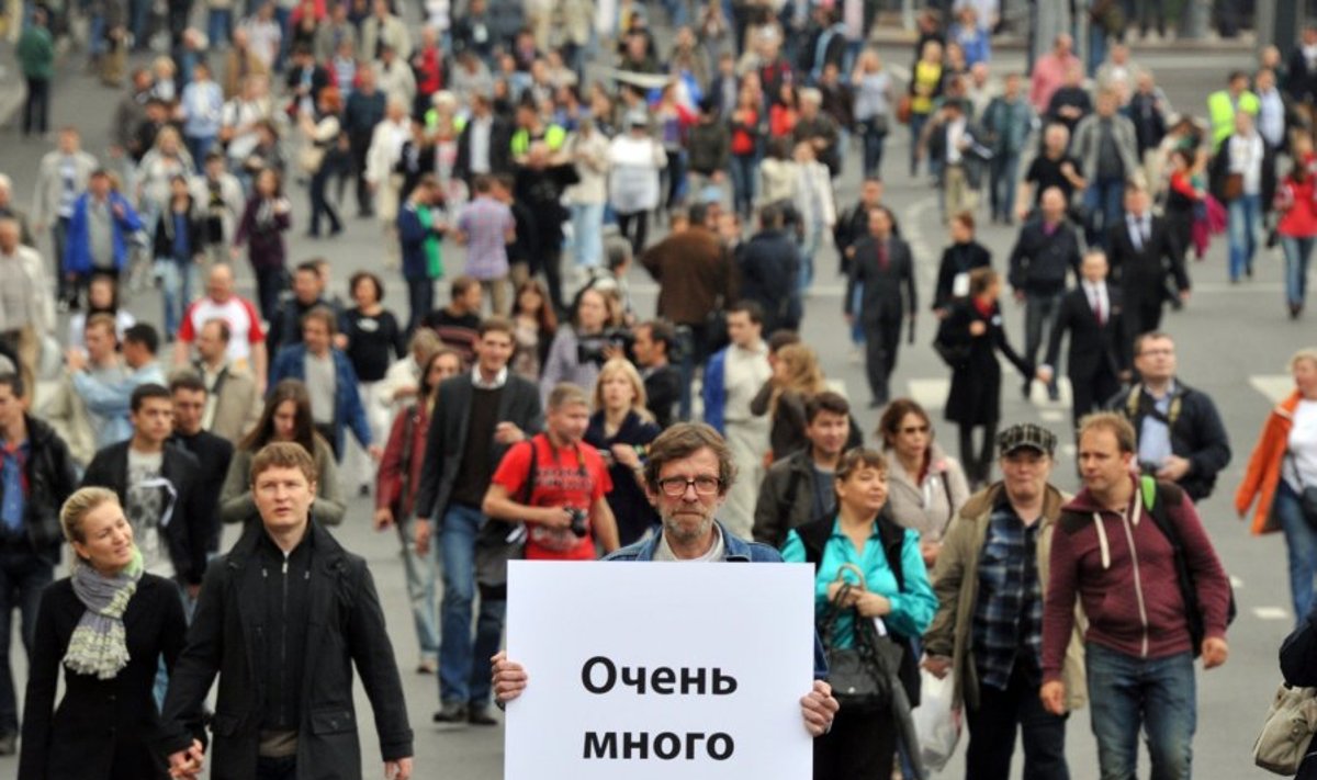 Maskvoje – opozicijos protesto eitynės