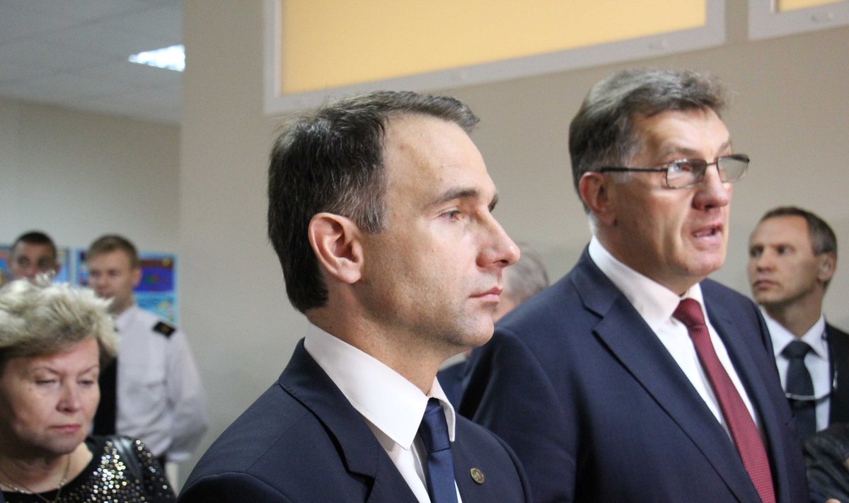 Energy Minister Masiulis and PM Butkevičius