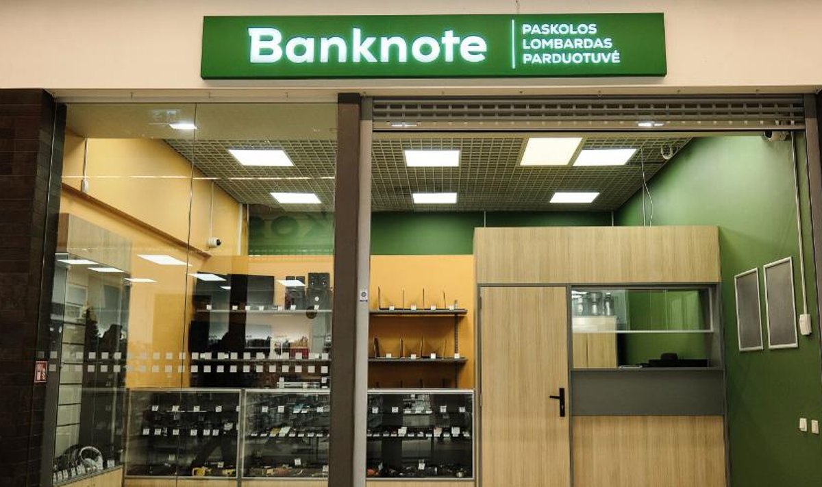 „DelfinGroup“ parduotuvė „Banknote“