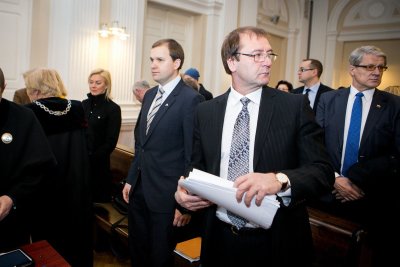 Vytautas Gapšys and Viktor Uspaskich