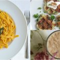 R.Ničajienės receptai: bulviniai vafliai, naminiai moliūgų makaronai ir riešutų pienas