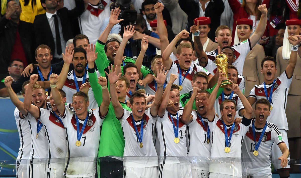 Vokietijos rinktinė tapo pasaulio čempione