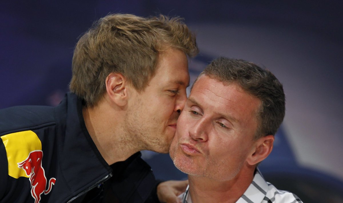 Sebastianas Vettelis ir Davidas Coulthardas