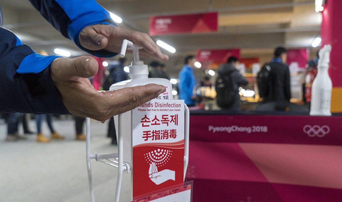 Pjongčango olimpiadoje siaučia norovirusas