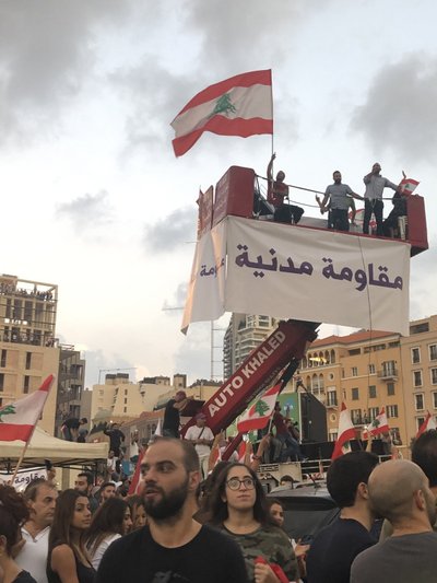 Libaną purto protestų banga - Marijos Rakickajos nuotr.