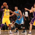 K.Bryantas atliko 11 rezultatyvių perdavimų, o „Lakers“ laimėjo trečią kartą iš eilės