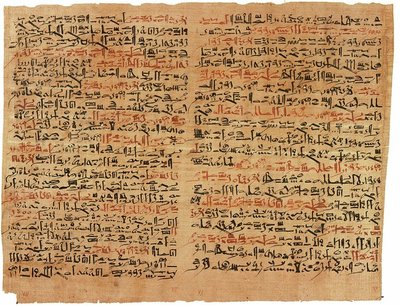 Egiptietiškas papirusas, seniausias išlikęs chirurginis aprašas, 1600 m. prieš mūsų erą
