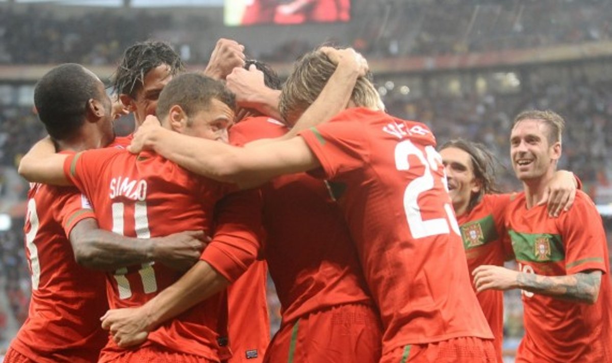 Portugalijos futbolininkai iškovojo įspūdingą pergalę