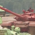Nauja Rusijos kariuomenės pramoga – tankų biatlonas