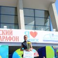 Ž. Balčiūnaitė Minsko pusmaratonyje finišavo trečia