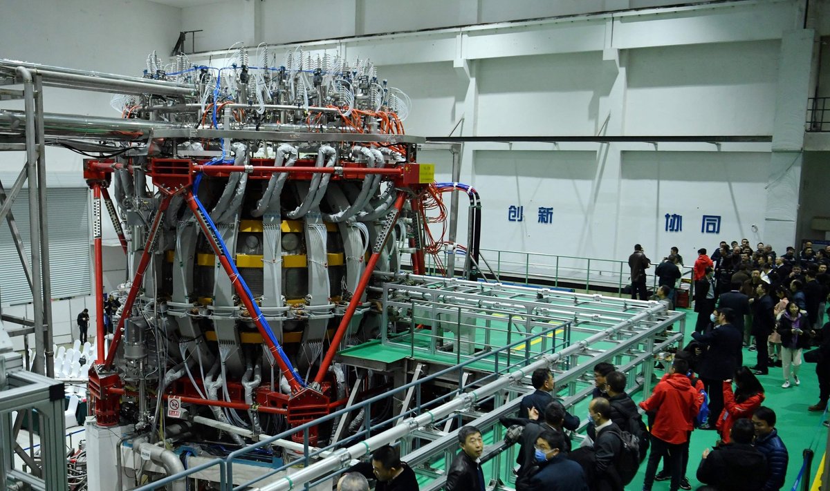 Kinija pirmąkart įjungė naują branduolių sintezės reaktorių