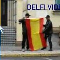 Prie Ispanijos ambasados Vilniuje suplėšyta vėliava