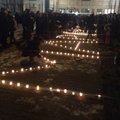 Hundreds honour Mariupol attack victims in Vilnius