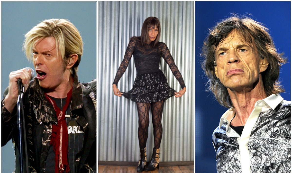 David Bowie, Ava Cherry, Mick Jagger