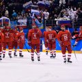 Olimpinių atletų iš Rusijos rinktinė sutriuškino JAV ledo ritulininkus
