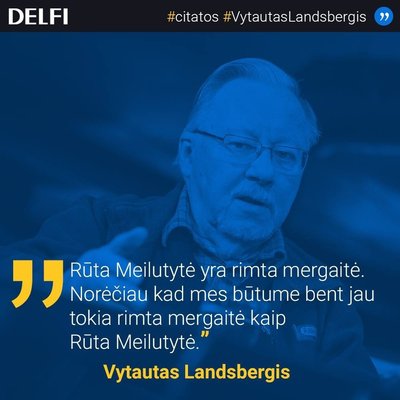 Vytauto Landsbergio žodžiai konservatoriams apie 2016 m. Seimo rinkimus