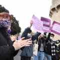 Tarptautinę moterų dieną Ispanijoje, išskyrus Madridą, vyko demonstracijos