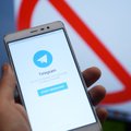 Rusija pradeda blokuoti prieigą prie programėlės „Telegram“