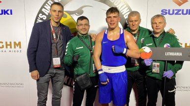 Lietuvos boksininkas įveikė tituluotą varžovą ir pateko į pasaulio čempionato aštuntfinalį