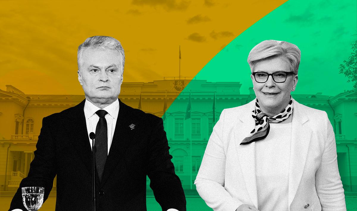 Gitanas Nausėda ir Ingrida Šimonytė susikaus antrame prezidento rinkimų ture