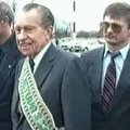 R.Nixono vizitas Lietuvoje 1991 metais (archyviniai kadrai)