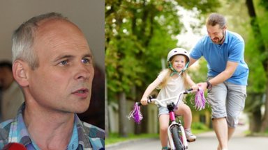 Treneris patarė, kaip išmokyti vaiką važiuoti dviračiu: įvardijo dažniausias tėvų daromas klaidas