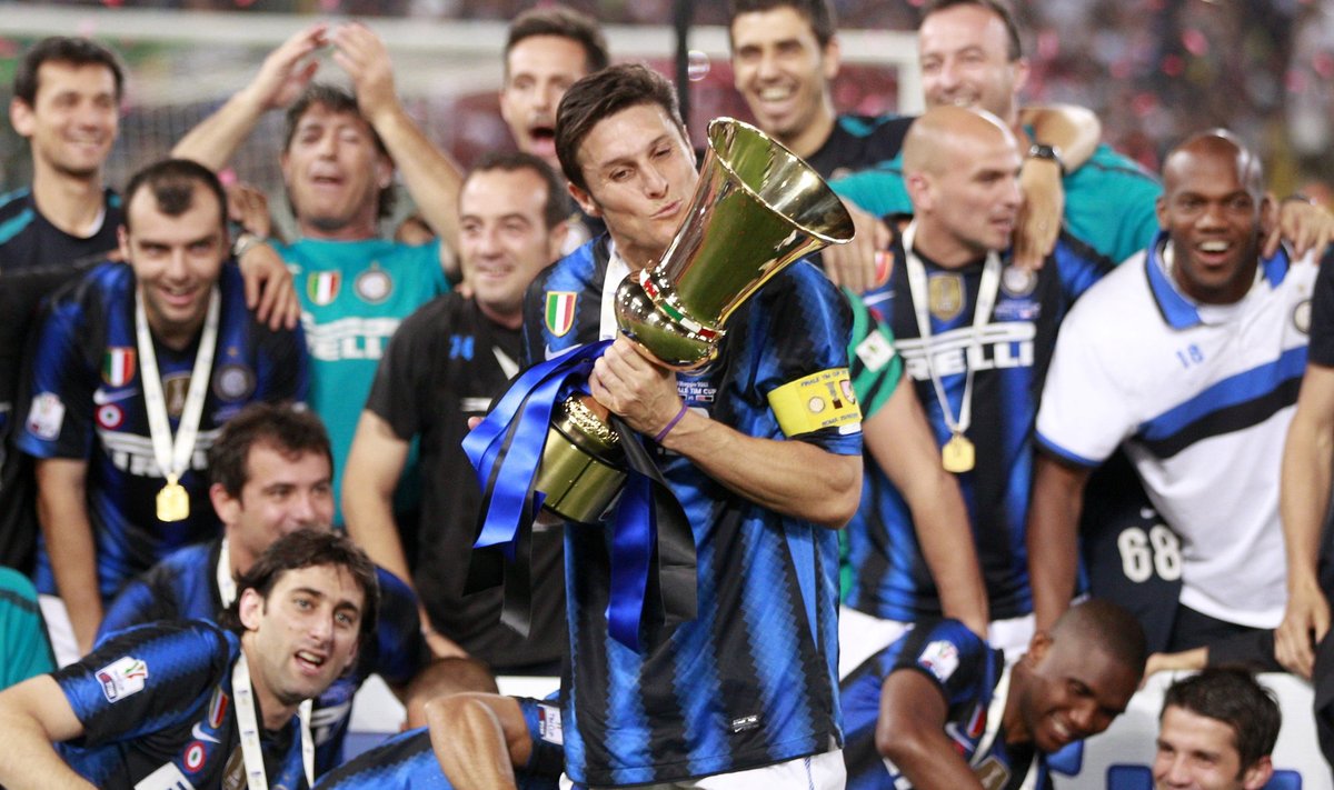 Javieras Zanetti ("Inter") su iškovota Italijos taure