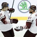 Latvijos ledo ritulininkai pasaulio čempionate sutriuškino Pietų Korėją
