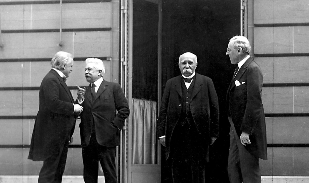 Vadinamasis Didysis ketvertukas, Paryžiaus taikos konferencija, 1919 m.