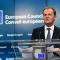 Tuskas: kitas „Brexit“ derybų etapas bus išbandymas ES vienybei