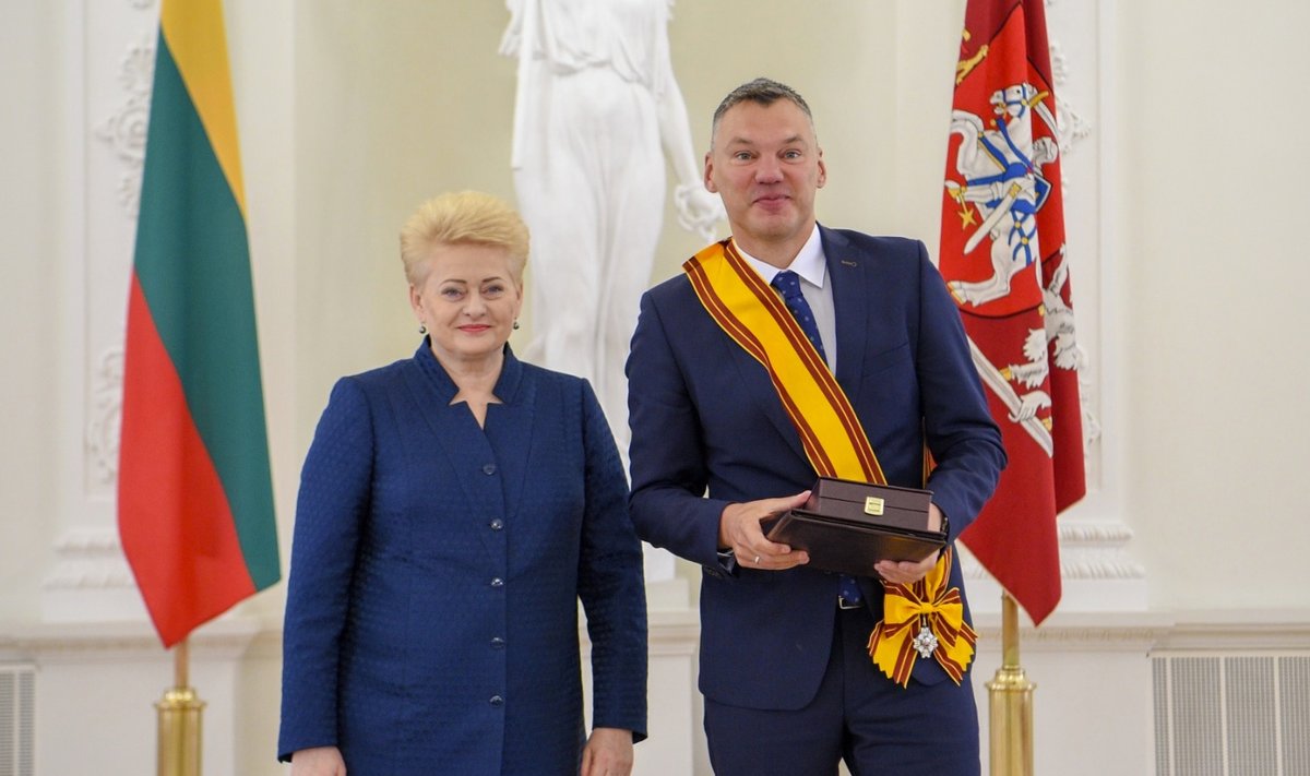 Dalia Grybauskaitė, Šarūnas Jasikevičius