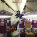 Kovoje su virusu oro linijos griebiasi stipriausių pasaulyje dezinfekcijos priemonių