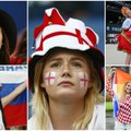 Dailioji Euro 2016 pusė: tribūnose – žavios futbolo sirgalės