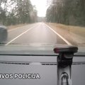 Chuliganas iš Baltarusijos į Vilnių lėkė 200 km/h greičiu, kol jo nesustabdė policija