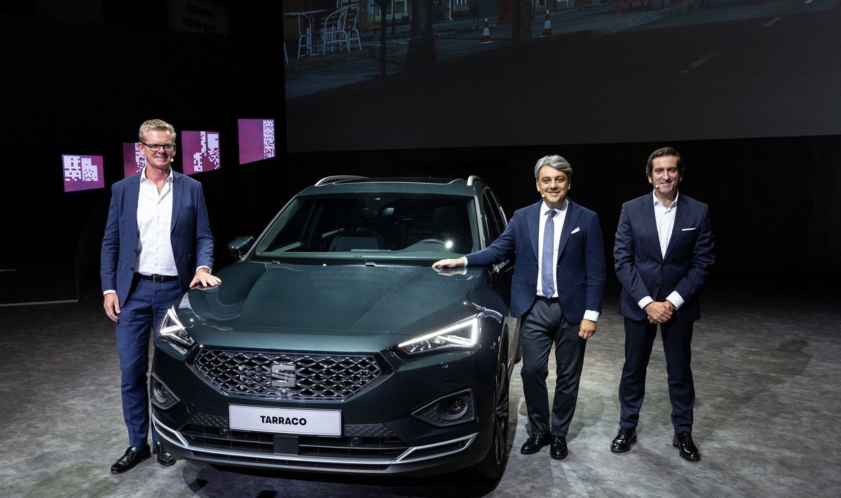 Paryžiaus automobilių parodoje pristatytas naujas "Seat Tarraco"