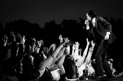 Nick Cave and the Bad Seeds koncerto Vilniuje 2022.08.16 akimirka