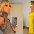 48-erių Heidi Klum pademonstravo pribloškiančią suknelę: žvaigždės nuotrauka šonu – dar seksualesnė