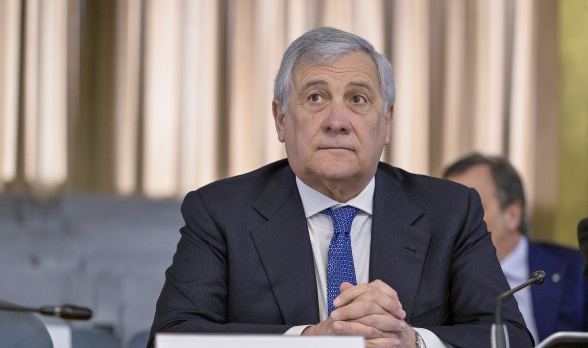 Italijos užsienio reikalų ministras Antonio Tajani 